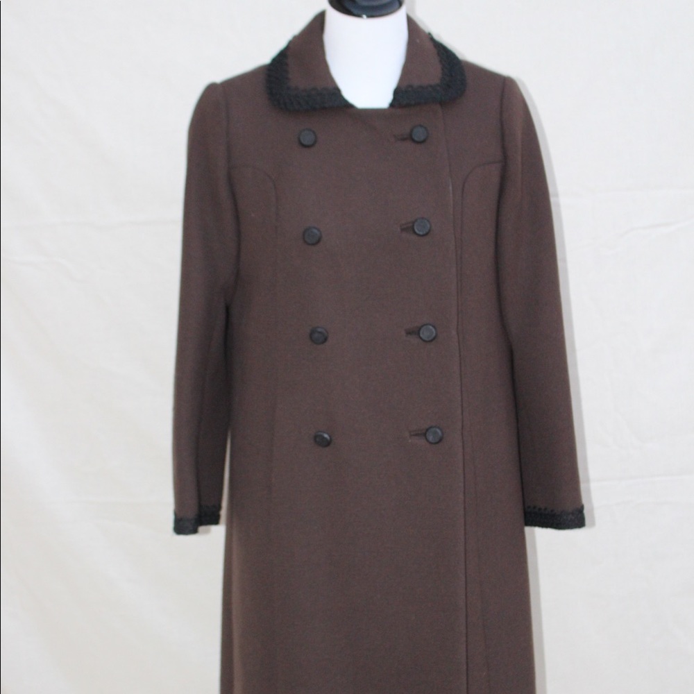 Vintage 40s/50s Youthcraft Brown Wool Coat